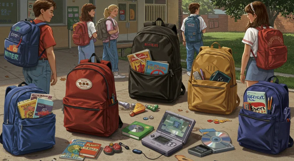 Las mochilas escolares más deseadas de los años 90 (y lo que cargábamos dentro)
